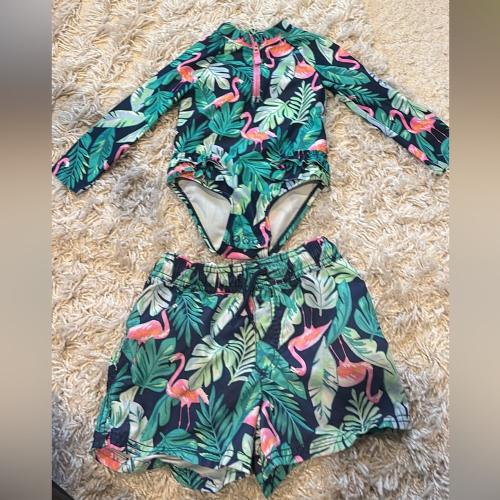 Carter’s Matching Sibling Bathing suits